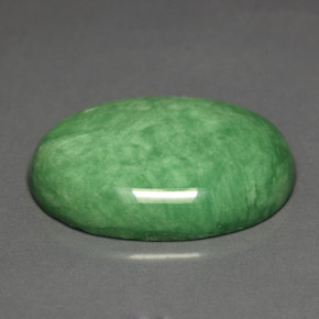 Variscita verde natural 19,28ct, corte oval, opaco