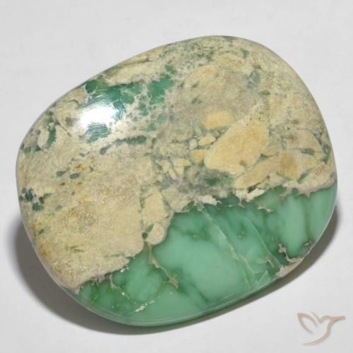 Variscito Verde médio Natural 60.66ct, Almofada, Opaco