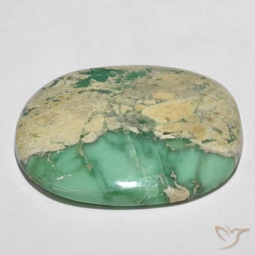 Variscito Verde médio Natural 60.66ct, Almofada, Opaco