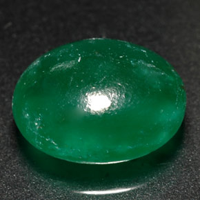 Verdita verde natural 2,87ct, transparente, transparente/translúcido