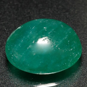 Verdita verde natural 1,98ct, corte oval, translúcido