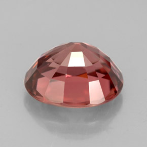 Zircão rosa natural 3,56ct, corte oval, VVS-VS