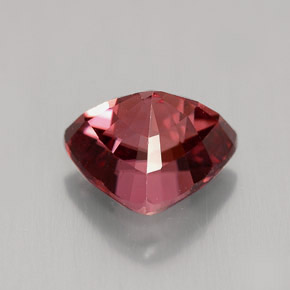 Zircão rosa natural 3,19ct, trillion, VVS-VS
