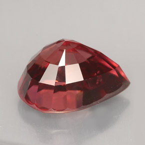 Zircão rosa natural 5,84ct, formato de pêra, VVS-VS