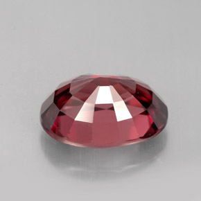 Zircão rosa natural 5,40ct, corte oval, VS