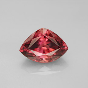 Zircão rosa natural 4,12ct, forma extravagante, VVS