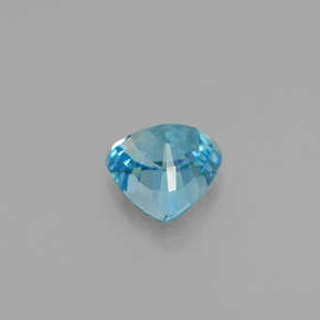 Zircão azul natural 1,61ct, trillion, VVS-VS