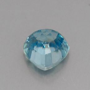 Zircão azul natural 1,20ct, trillion, VVS-VS
