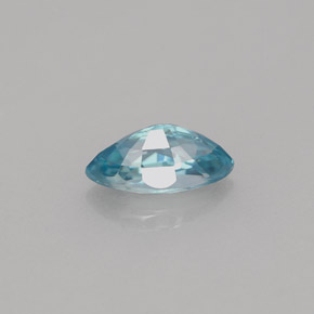 Zircão azul natural 1,14ct, marquise, VVS