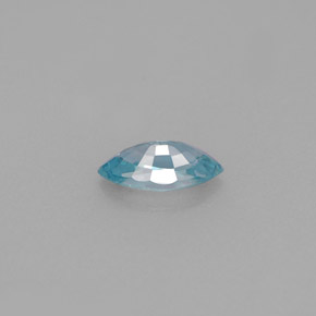 Zircão azul natural 0,59ct, marquise, VVS-VS