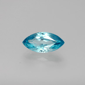 Zircão azul natural 1,87ct, marquise, VVS-VS