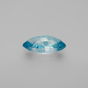 Zircão azul natural 1,87ct, marquise, VVS-VS