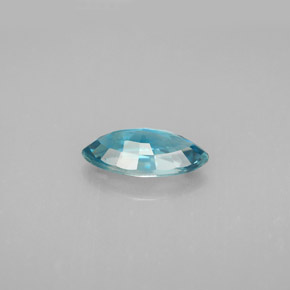 Zircão azul natural 1,73ct, marquise, VVS-VS