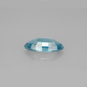 Zircão azul natural 1,83ct, marquise, VVS