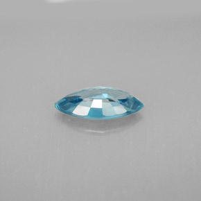 Zircão azul natural 1,52ct, marquise, VS