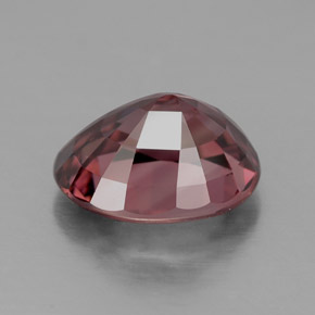 Zircão rosa natural 4,52ct, corte oval, VVS