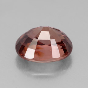 Zircão rosa natural 4,85ct, corte oval, VVS-VS