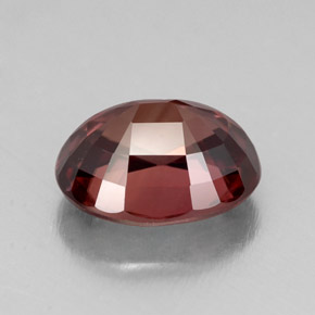 Zircão rosa natural 4,49ct, corte oval, IF