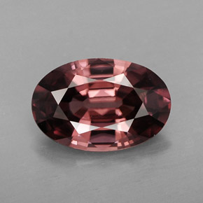 Zircão rosa natural 2,74ct, corte oval, IF