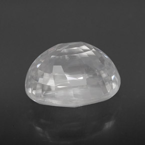 Zircão branco natural 8,64ct, corte oval, VVS