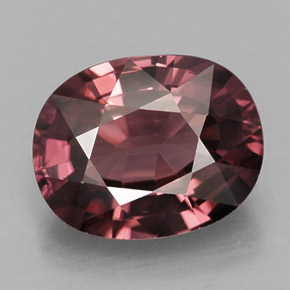 Zircão rosa natural 3,04ct, corte oval, IF