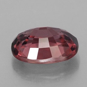 Zircão rosa natural 3,04ct, corte oval, IF