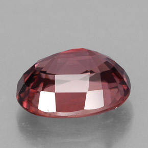 Zircão rosa natural 3,22ct, corte oval, IF