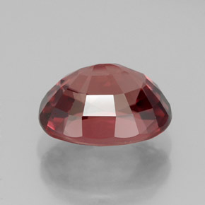 Zircão rosa natural 3,39ct, corte oval, IF