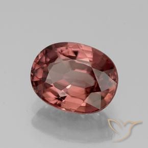Zircão Vinho vermelho Natural 3.06ct, oval, VVS