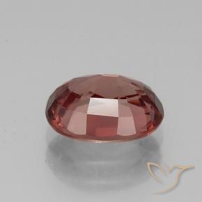 Zircão Vinho vermelho Natural 3.06ct, oval, VVS