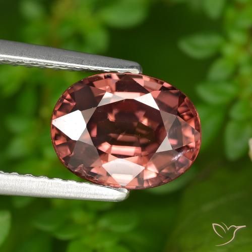 2.89ct Natural Vermelho escuro Zircão, oval, VVS