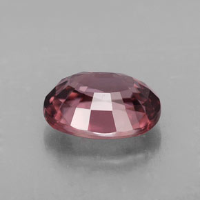 Zircão rosa natural 3,09ct, corte oval, IF