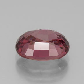 Zircão rosa natural 3,29ct, corte oval, IF