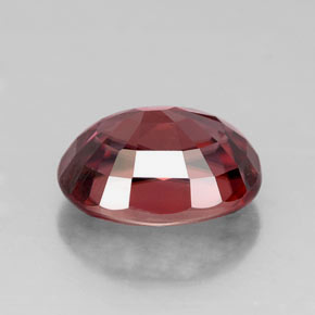 Zircão Vermelho rosado Natural 3.29ct, Corte Oval, VVS-VS