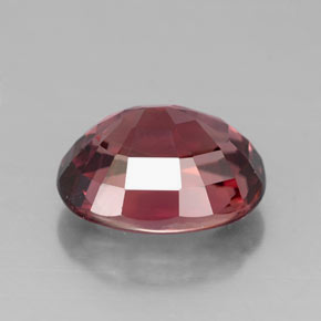 Zircão rosa natural 3,35ct, corte oval, VVS