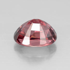 Zircão rosa natural 3,58ct, corte oval, VVS
