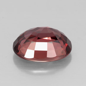 Zircão rosa natural 2,94ct, corte oval, VVS-VS