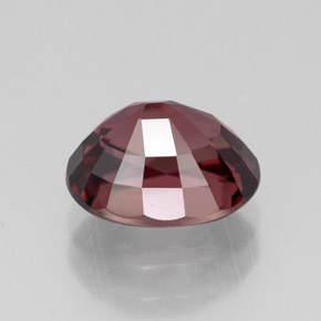 Zircão rosa natural 3,40ct, corte oval, VVS