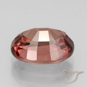 Zircão Rosa escuro Natural 3.16ct, oval, VVS