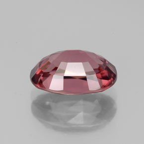 Zircão rosa natural 3,53ct, corte oval, VVS