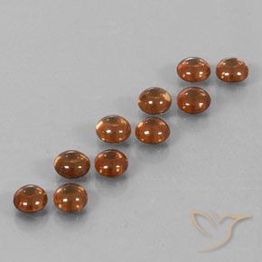 Pedras preciosas de Zircão Laranja Profundo natural de 6.70 ct, Redondo, Transparente