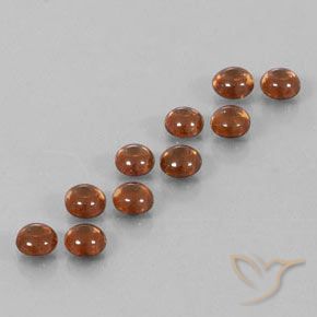 Pedras preciosas de Zircão fogo laranja natural de 6.44 ct, Redondo, Transparente