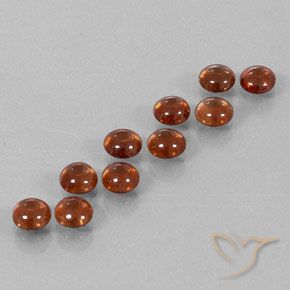 Pedras preciosas de Zircão fogo laranja natural de 6.64 ct, Redondo, Transparente