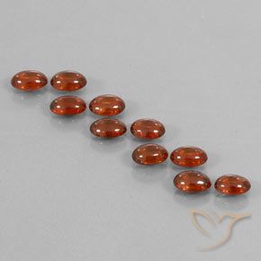 Pedras preciosas de Zircão Marrom Quente natural de 7.45 ct, oval, Transparente