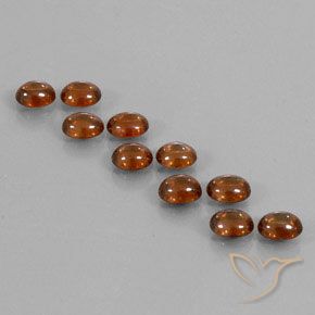 10.23ctw Natural Laranja escuro Zircão, oval, Transparente