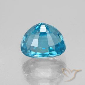 Zircão Azul elétrico Natural 5.12ct, oval, VS