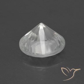 Zircão Branco Natural 1.83ct, Redondo, VS
