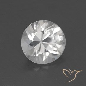 Zircão Branco Natural 1.67ct, Redondo, VVS-VS