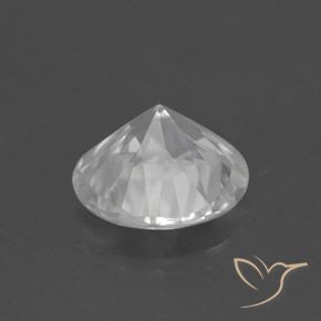 Zircão Branco Natural 1.67ct, Redondo, VVS-VS