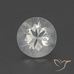 1.92ct Natural Branco Zircão, Redondo, VS